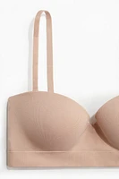 Seamless Padded Balconette Bra