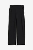 Wide-leg Jersey Pants