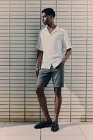 Slim Fit Cotton Twill Shorts