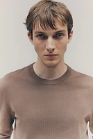 Slim Fit Fine-Knit Sweater