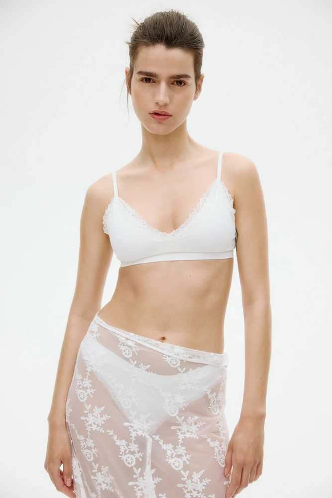 Seamless Padded Soft-Cup Bra