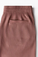 Regular Fit Pleated Shorts