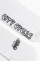 Motif-detail Socks