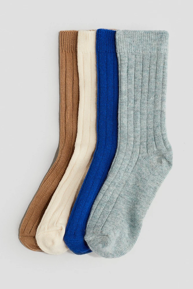 4-pack Ribbed Socks