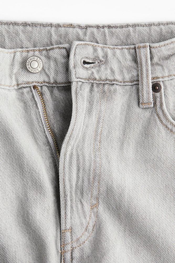 Jean Taille Haute Coupe Tonneau