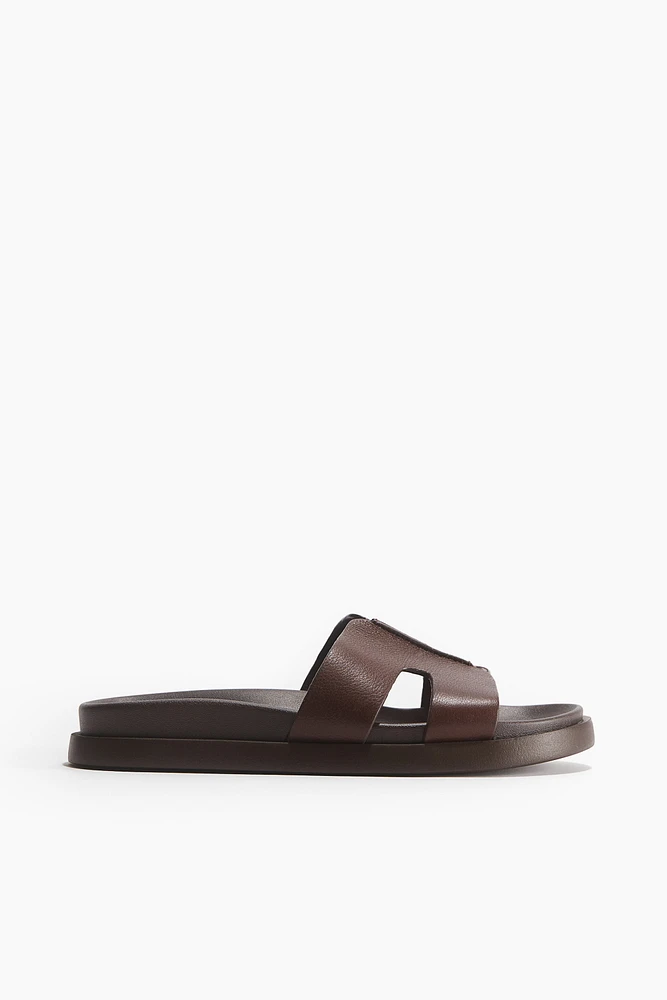 Leather Slides