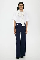 Button-front Pants