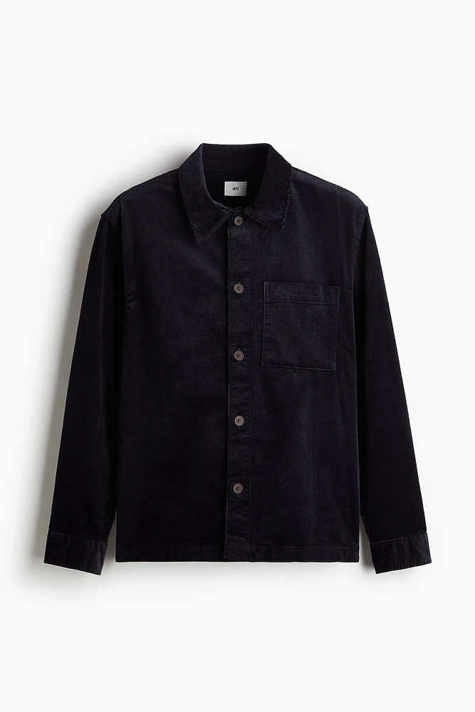 Regular Fit Corduroy Overshirt