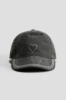 Rhinestone-Embellished Cap