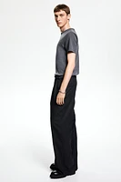 Loose Fit Wool-Blend Pants