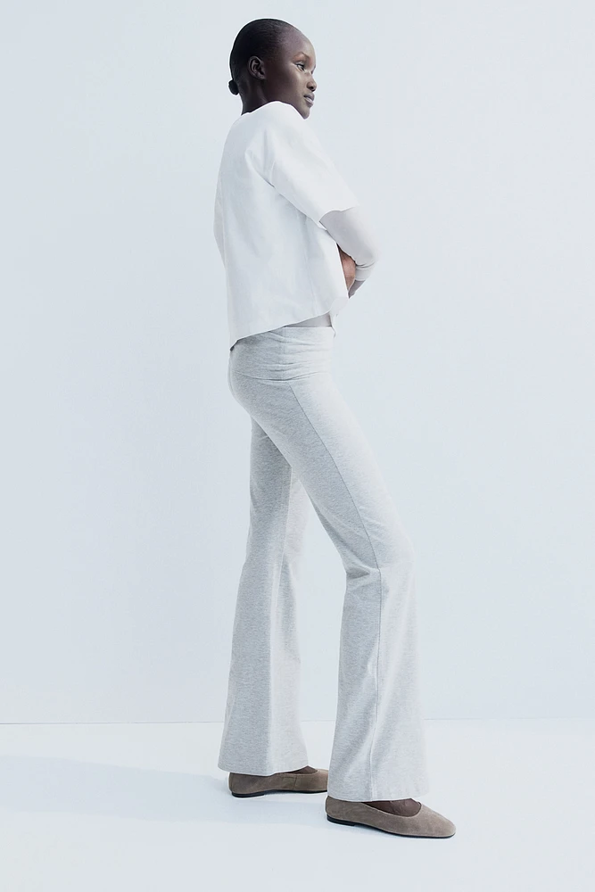 Flared Jersey Pants