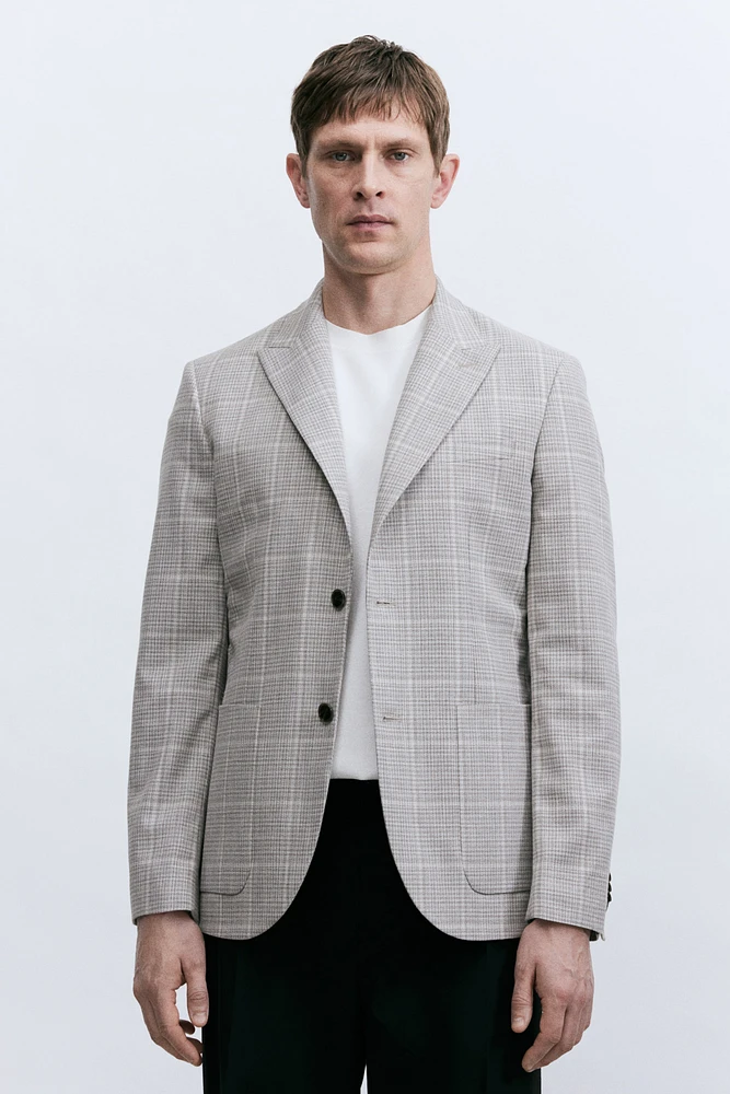 Regular-Fit Single-Breasted Jacket