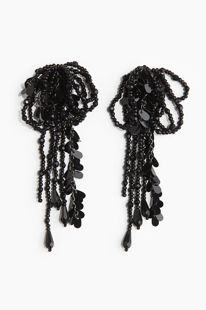 Long Beaded Earrings