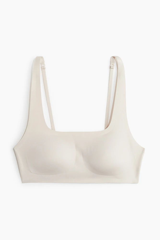 Padded Soft-Cup Microfiber Bra