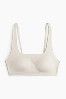 Padded Soft-Cup Microfiber Bra