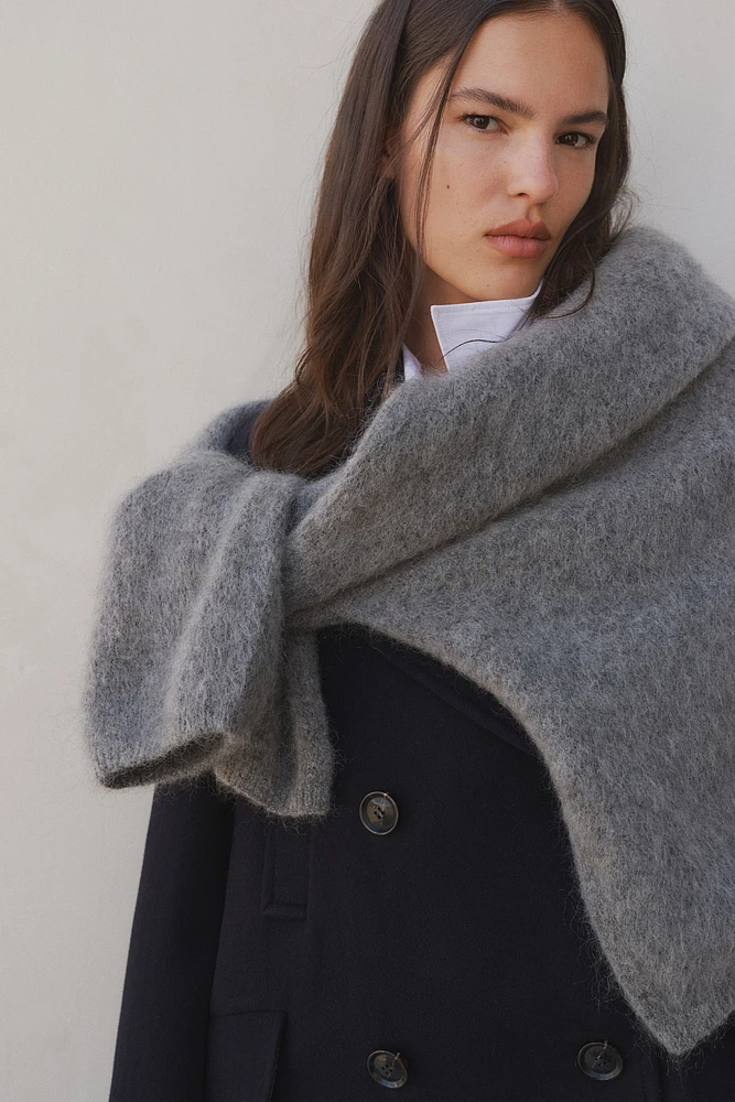 Wool-Blend Pea Coat