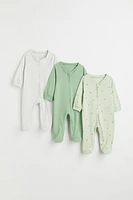 3-pack Jumpsuits with Zipper