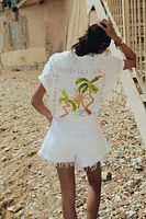 Oversized T-Shirt with Motif