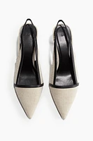 Pointed Slingbacks