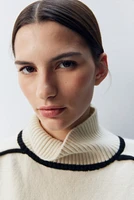 Mock Turtleneck Sweater