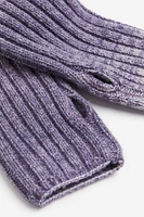 Rib-knit Arm Warmers