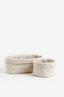 2-pack Quilted Storage Baskets