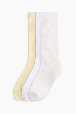Lot de 3 paires chaussettes sport montantes