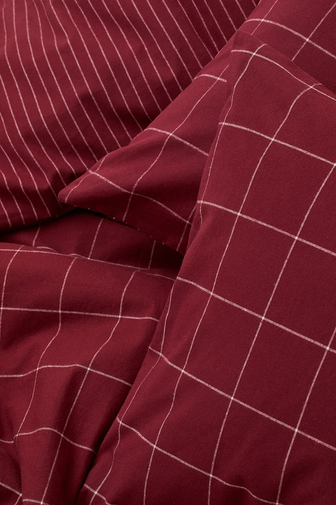 Flannel King/Queen Duvet Cover Set