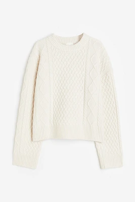 Cable-knit Sweater