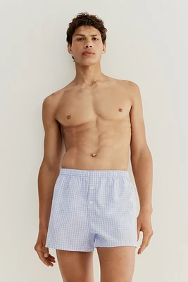 3-pack Woven Cotton Boxer Shorts