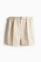Relaxed-Fit Tailored Lyocell-Blend Shorts
