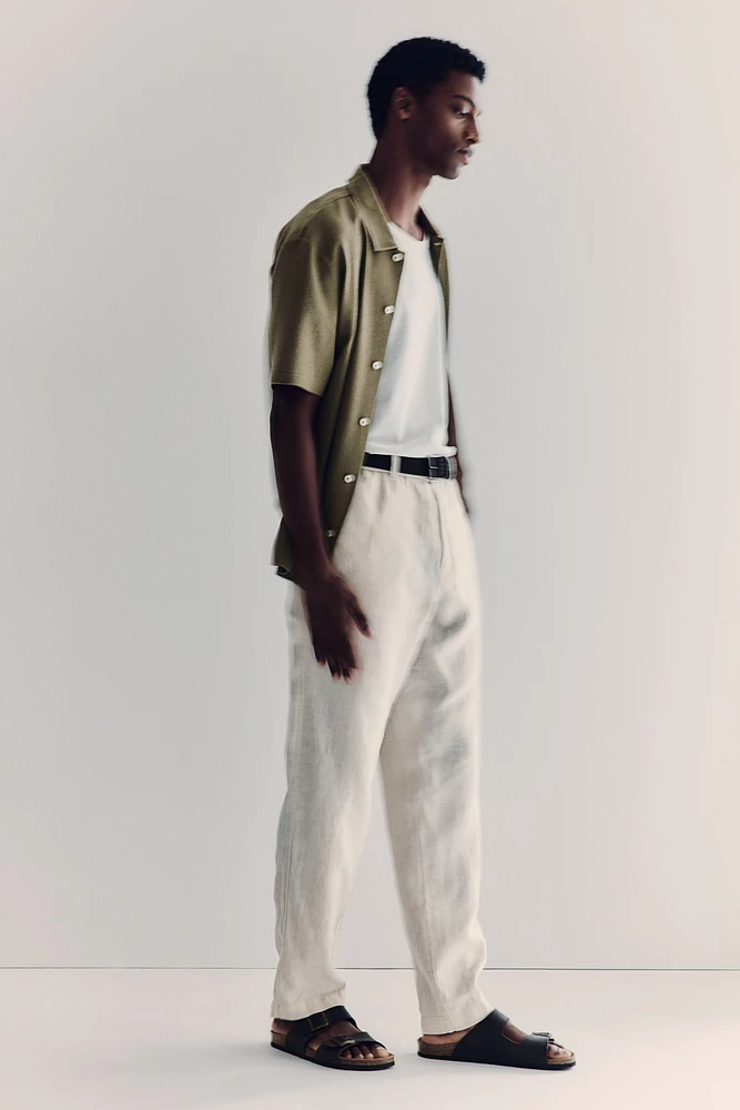 Regular Fit Linen Pants