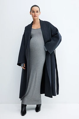 Robe MAMA moulante côtelée