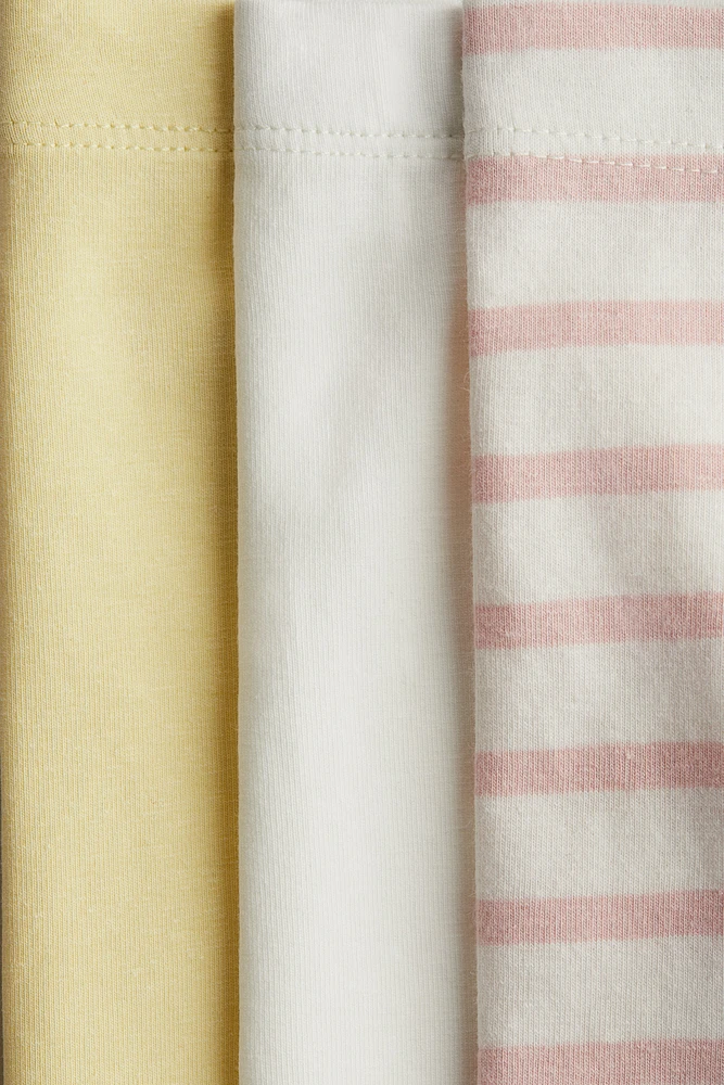 Lot de 3 leggings en coton