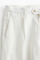 Relaxed Fit Linen Suit Pants