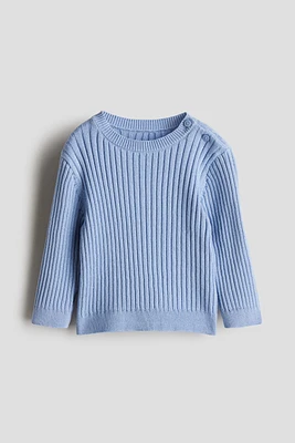 Rib-Knit Sweater