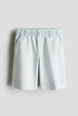 Short droit en denim