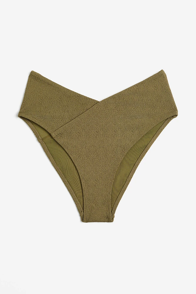 High Waist Cheeky Bikini Bottoms