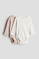 2-pack Long-sleeved Bodysuits