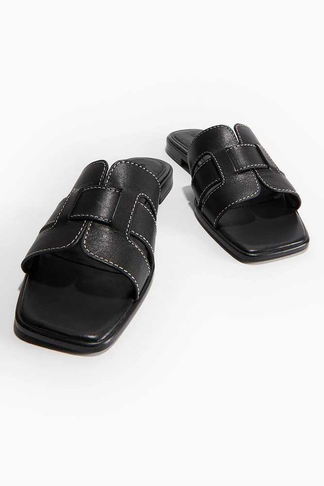 Leather Slides