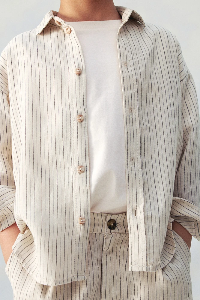 Linen-blend Shirt