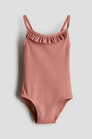 Ruffle-Trimmed Swimsuit