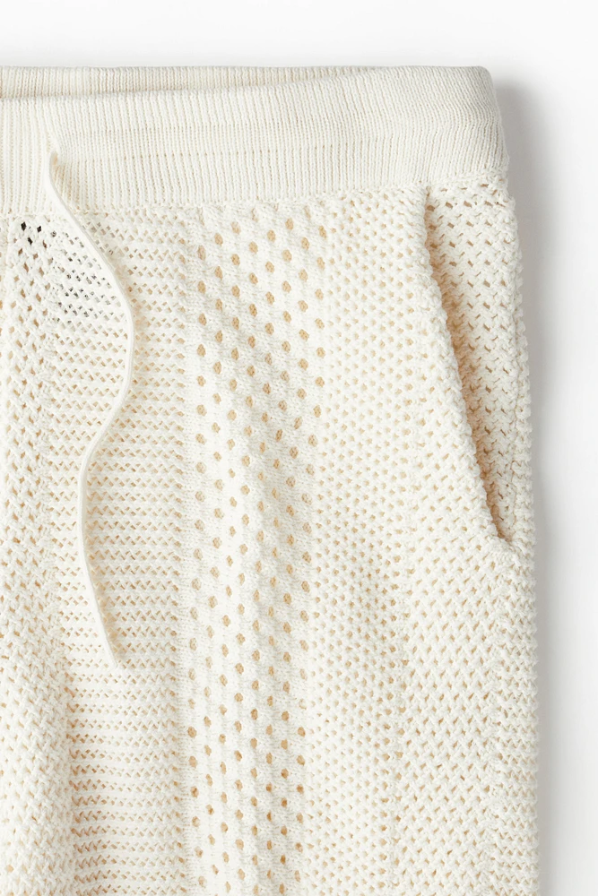 Regular Fit Hole-knit Shirt