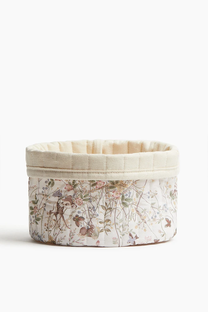 Small Quilted Storage Basket