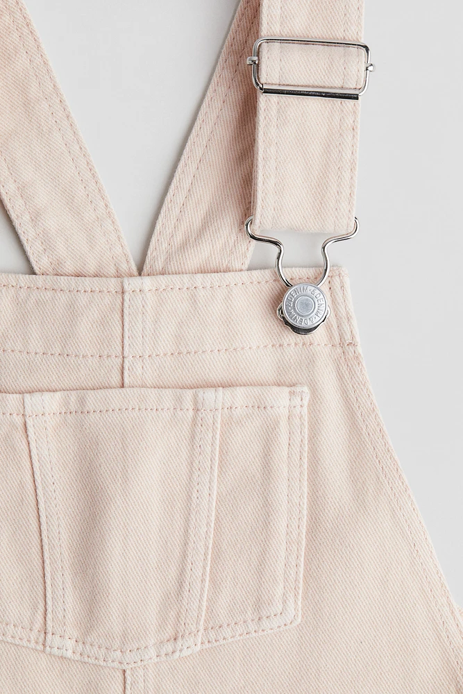Denim Overall Shorts