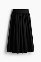 Poplin Maxi Skirt