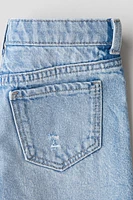 Frayed Denim Shorts