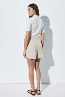 Belted Pull-on Shorts