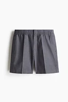 Regular-Fit Linen-Blend Shorts