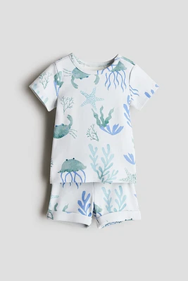 2-Piece Ribbed Cotton Set